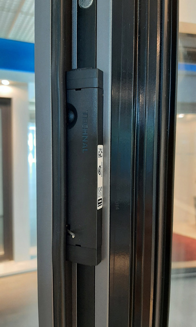 a black and silver computer tower