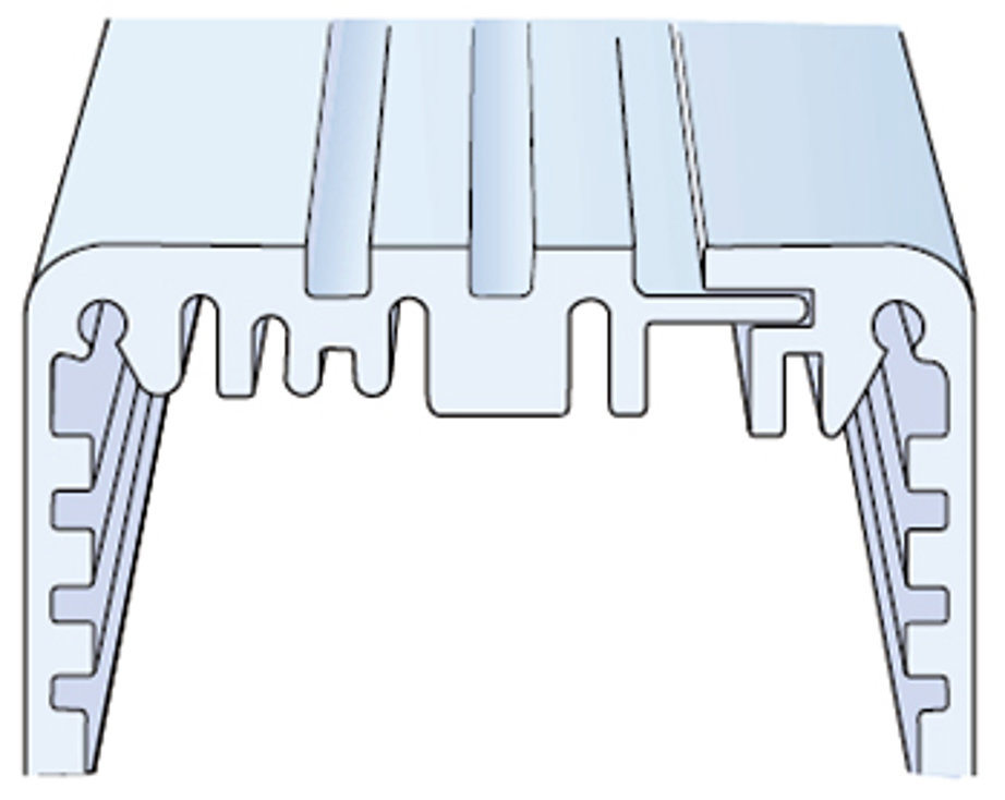 Aluminium profile drawing