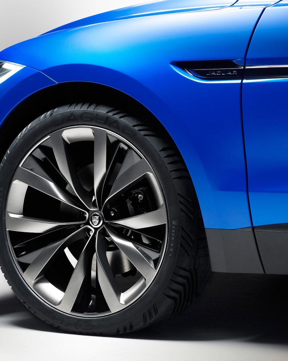 Close up of a car wheel rim