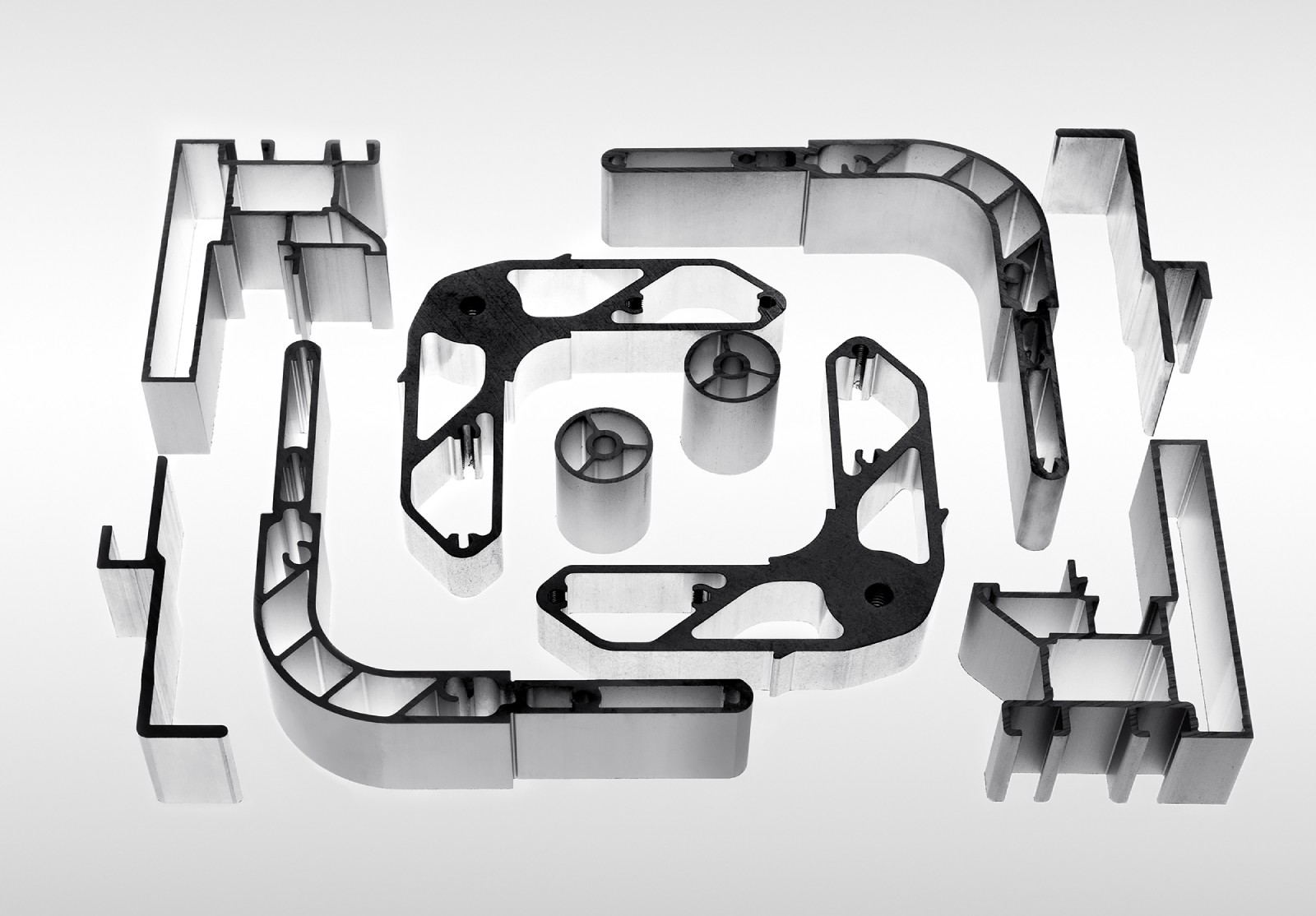 The IKEA DELAKTIG frame is made of aluminium because it is the right material for the application. It is light, but strong.