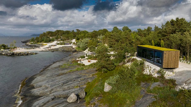 a house on a hill by a river a house on a hill by a river