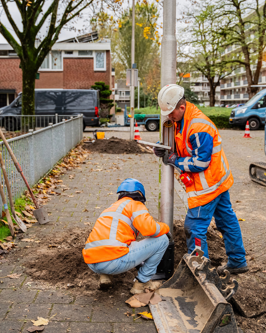 Light pole harvest in Benelux
