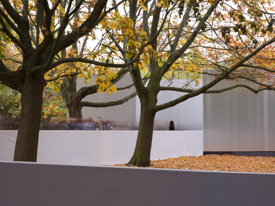 the extruded aluminium profiles are designed to be disassembled, stored and reused over multiple editions of the fair.