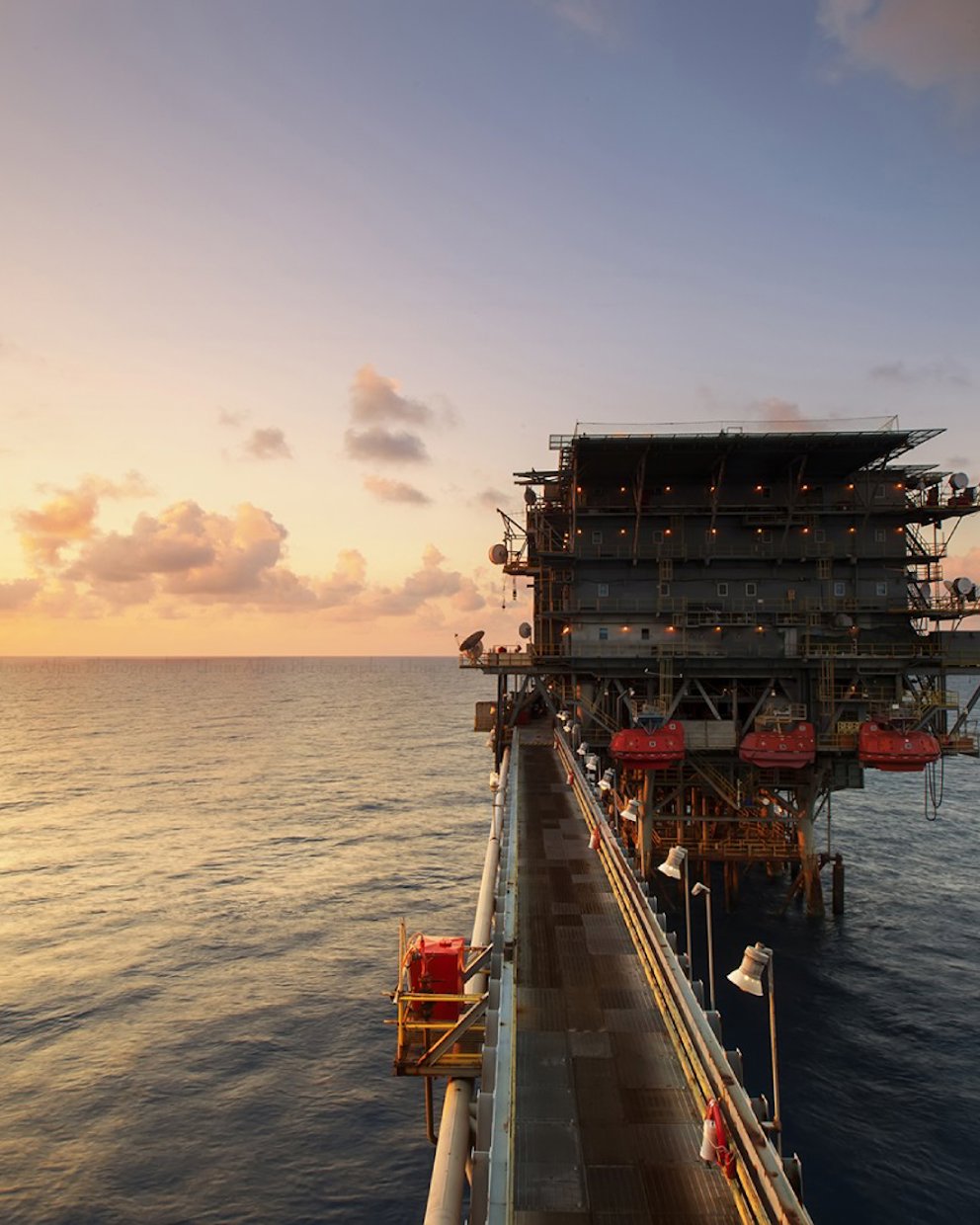 A large offshore installation