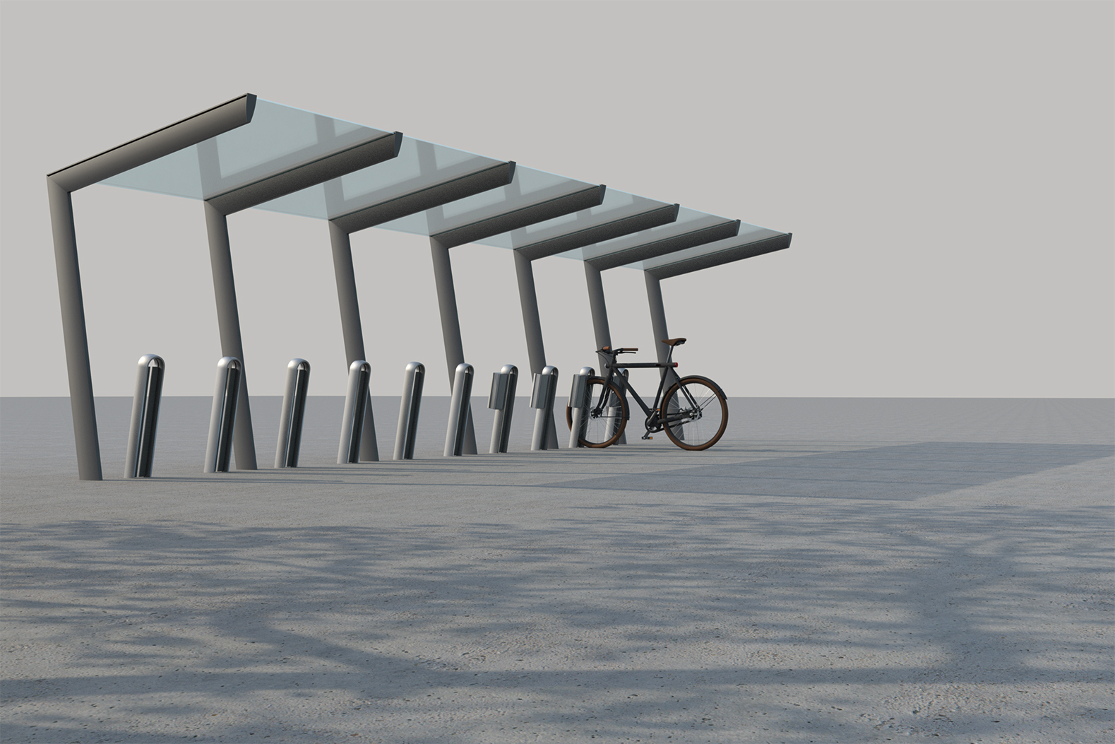 a bicycle parked on a beach