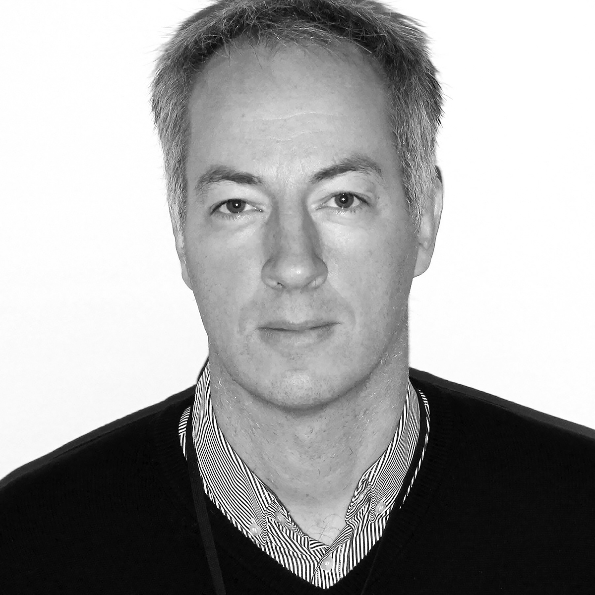 a man with short hair