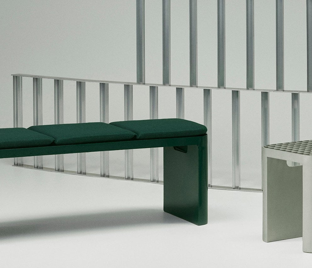 One stool and Two bench by Martin Høgh Olsen (Photo: Magnus Nordstrand)