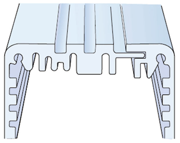 Aluminium profile drawing