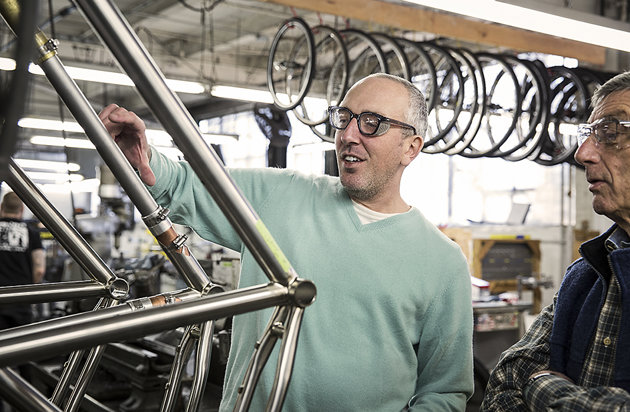 Craig Gaulzetti is a designer and builder of custom-built racing bicycles