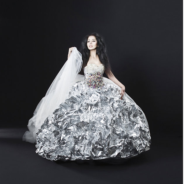 Aluminium weddingdress