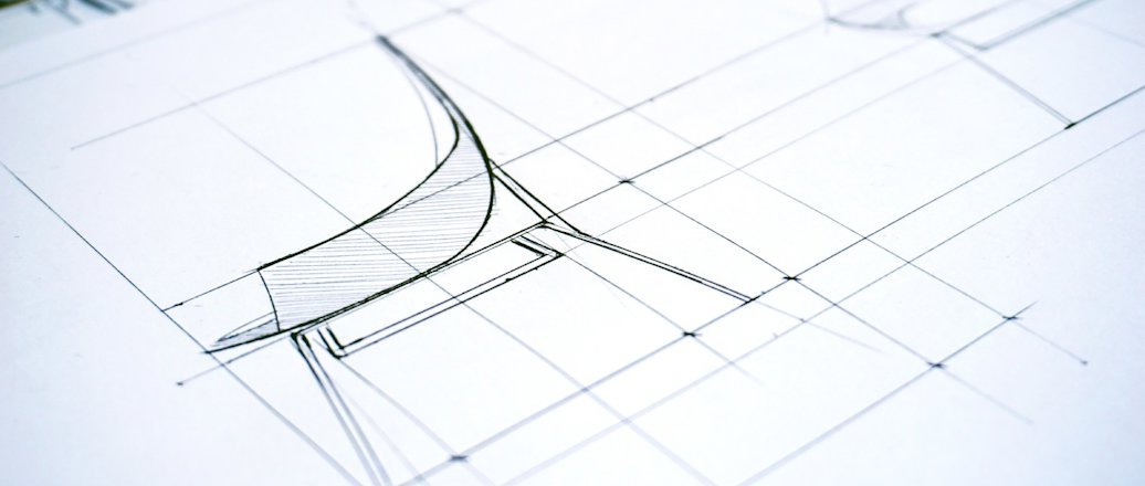 technical drawing of a chair