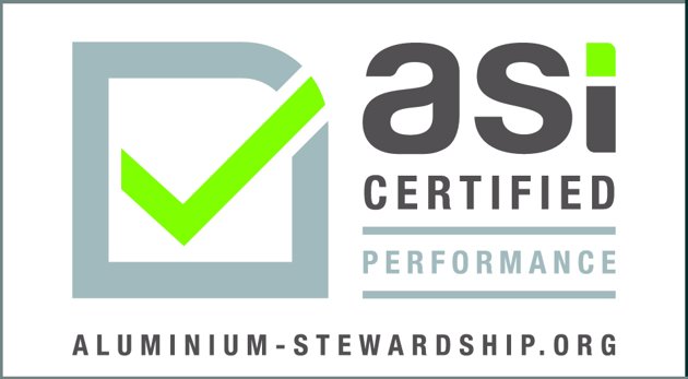 asi certified performance. aluminium-stewardship.org