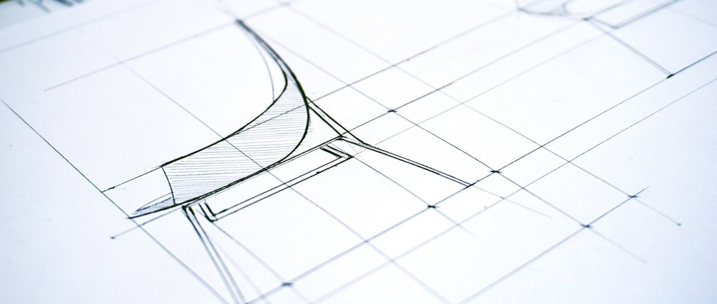 technical drawing of a chair